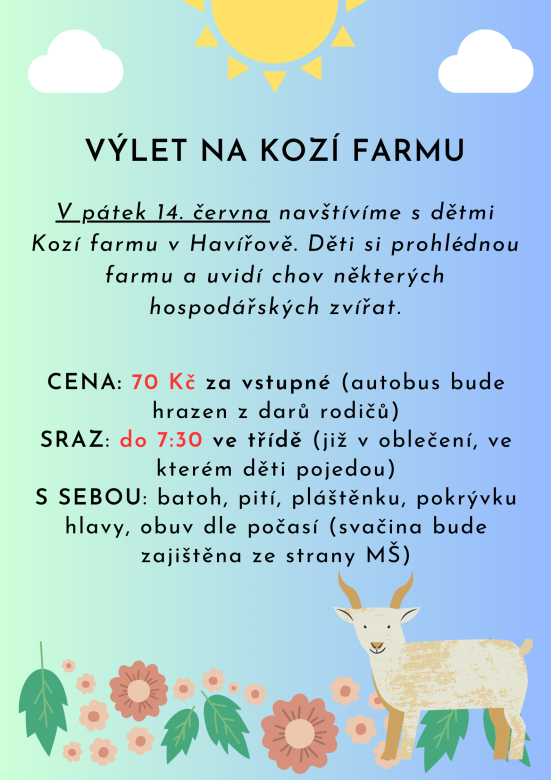 Výlet na Kozí farmu