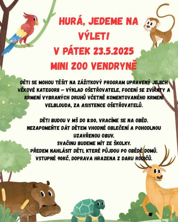 Výlet do miniZOO Vendryně