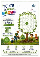 Pohybová výzva - Bingo