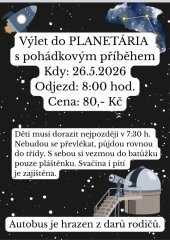 Výlet Planetárium