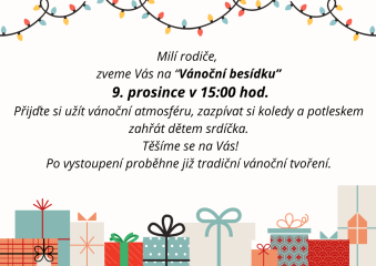 Vánoční vystoupení s tvořením